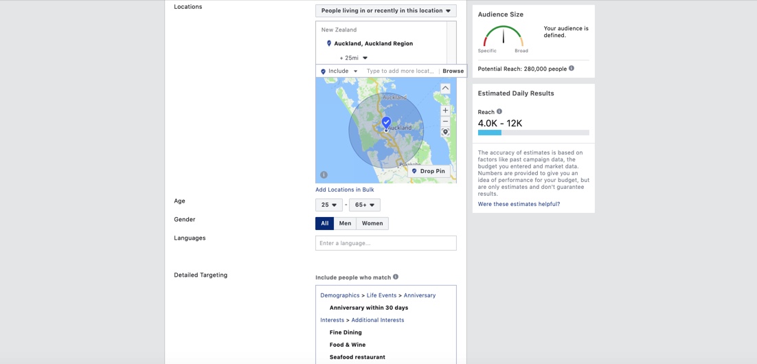 Core Audience Targeting