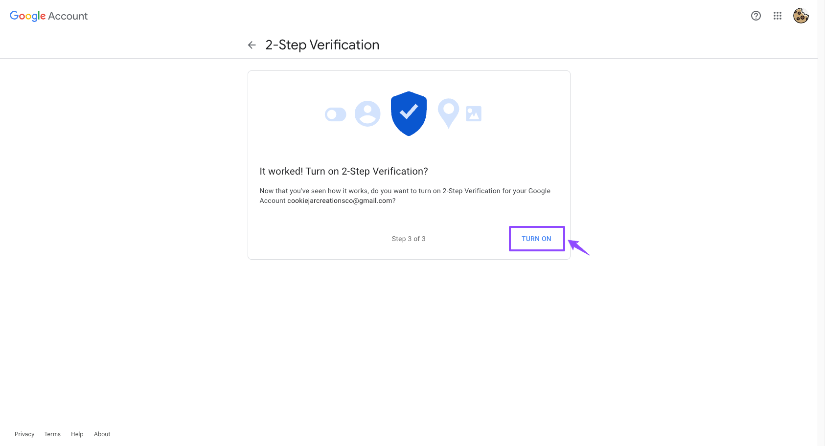 Google Account 008 Security 2 Step Verification It Worked